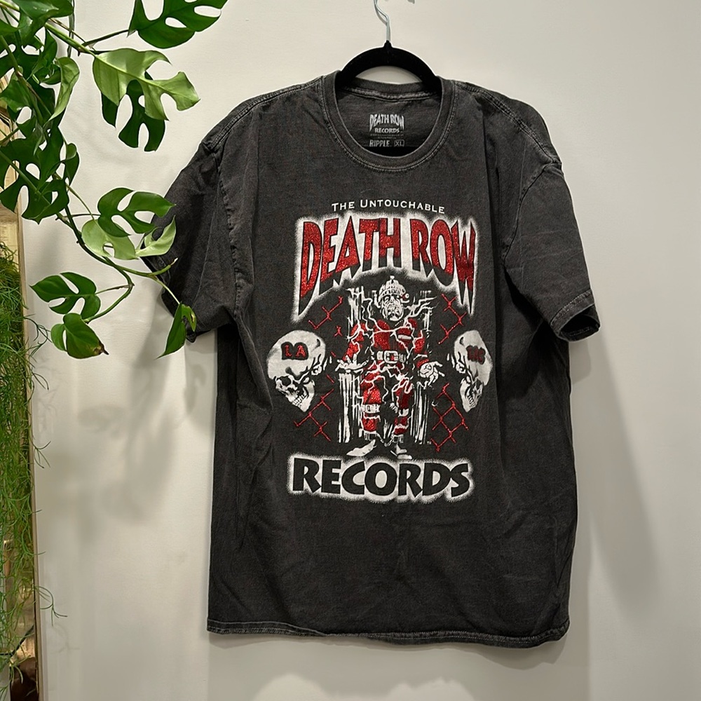 Glitter Death Row Records T shirt